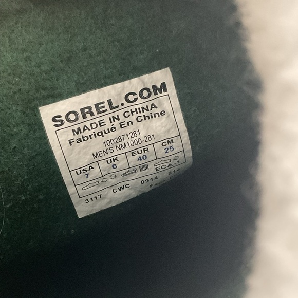 Sorel Caribou Winter Boots Tan Black Waterproof Shearling Men 7 main image 5